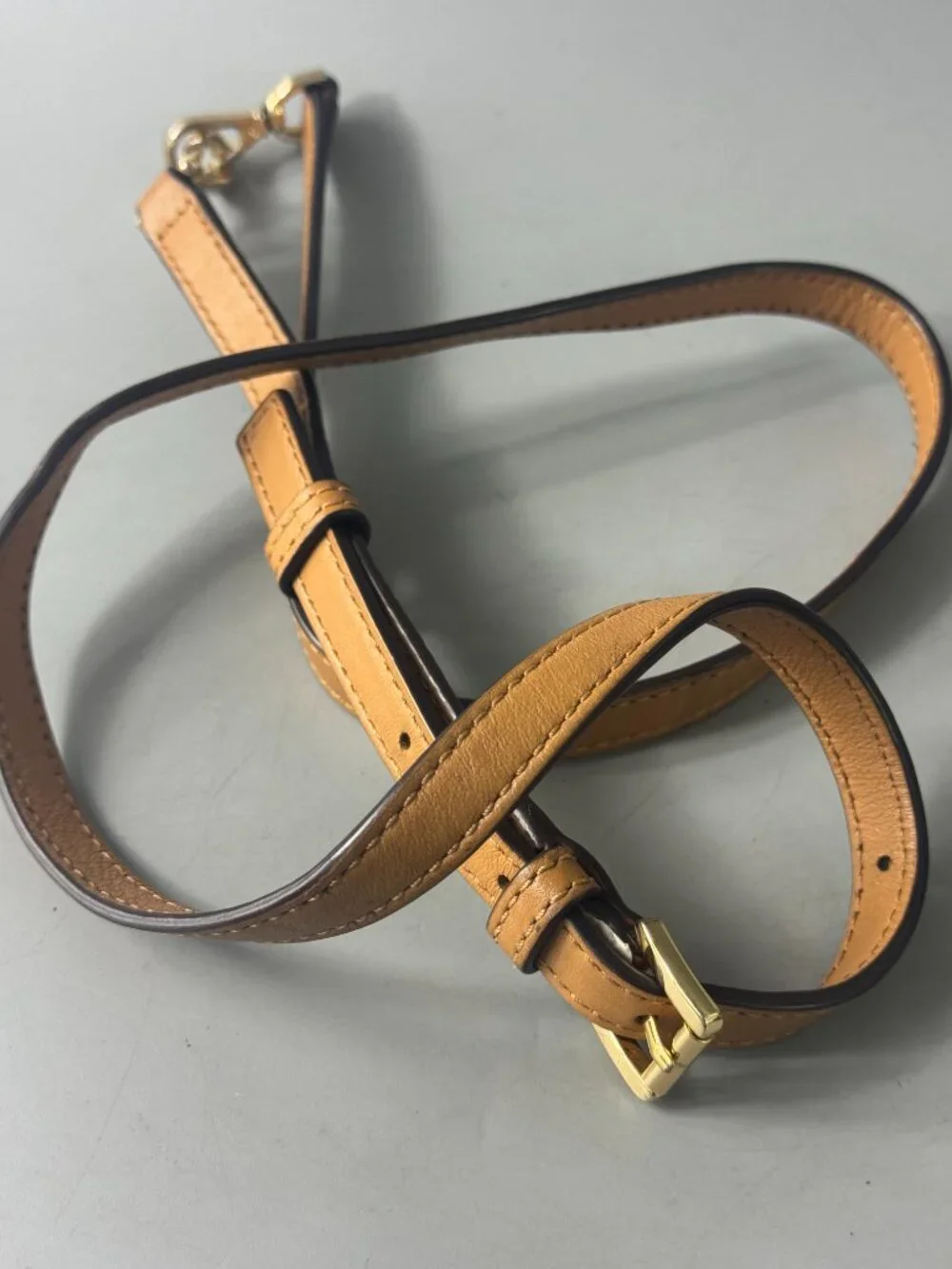 Michael Kors Tan Leather Adjustable Strap